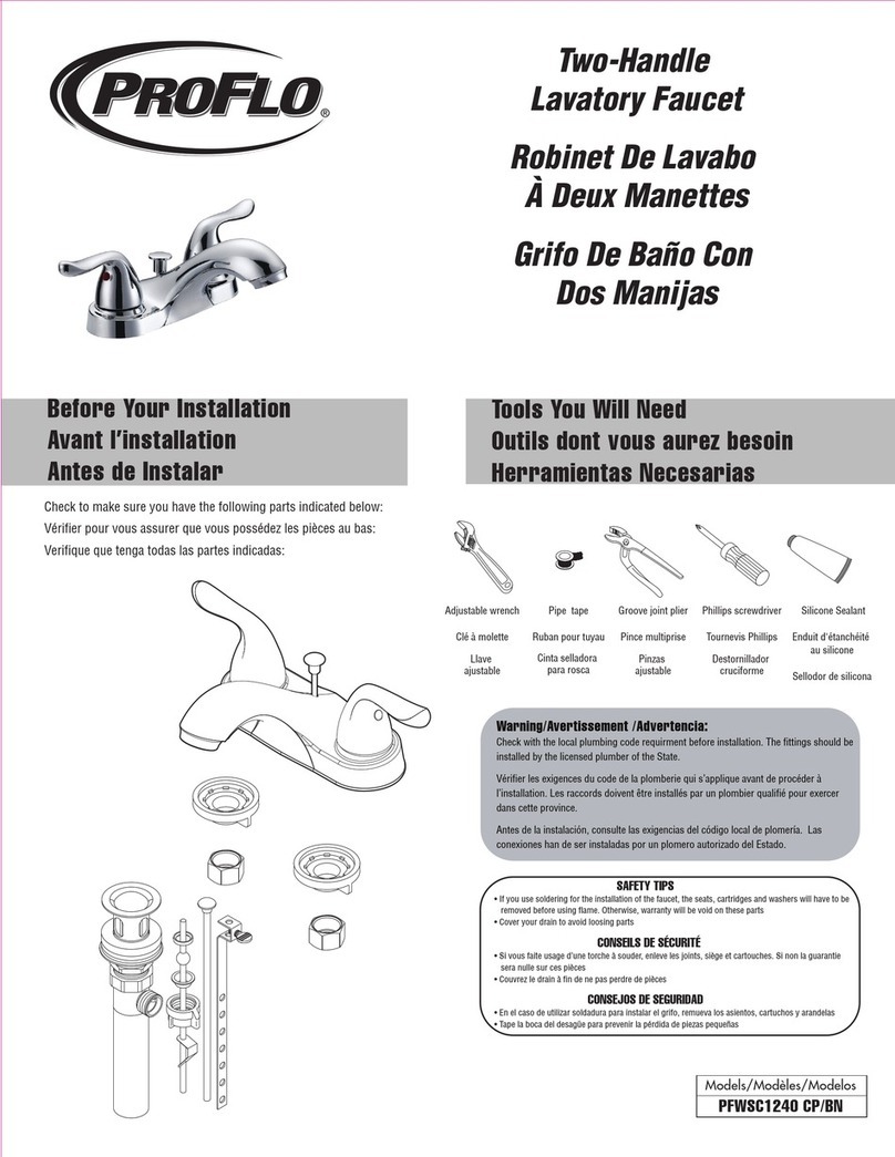 ProFlo PFWSC1240CP User manual