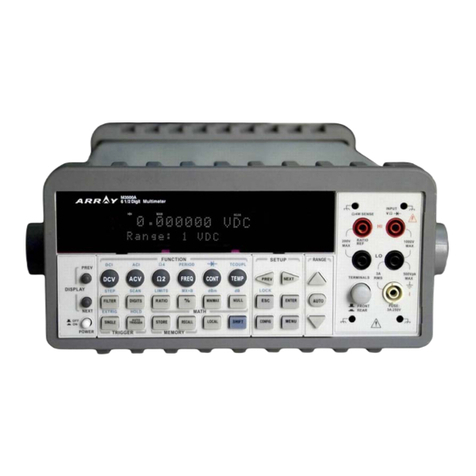 Array electronic M3500A user manual