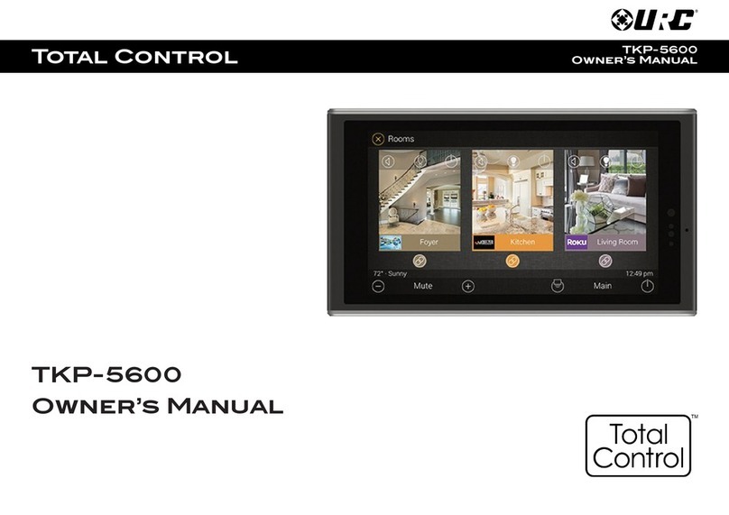 URC Total Control TKP-5600 User manual