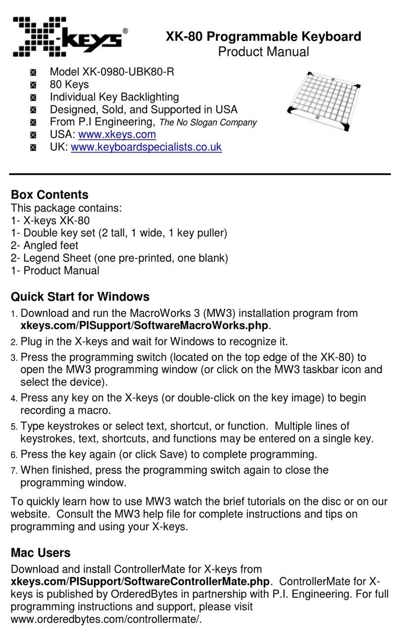 X-keys XK-80 product manual