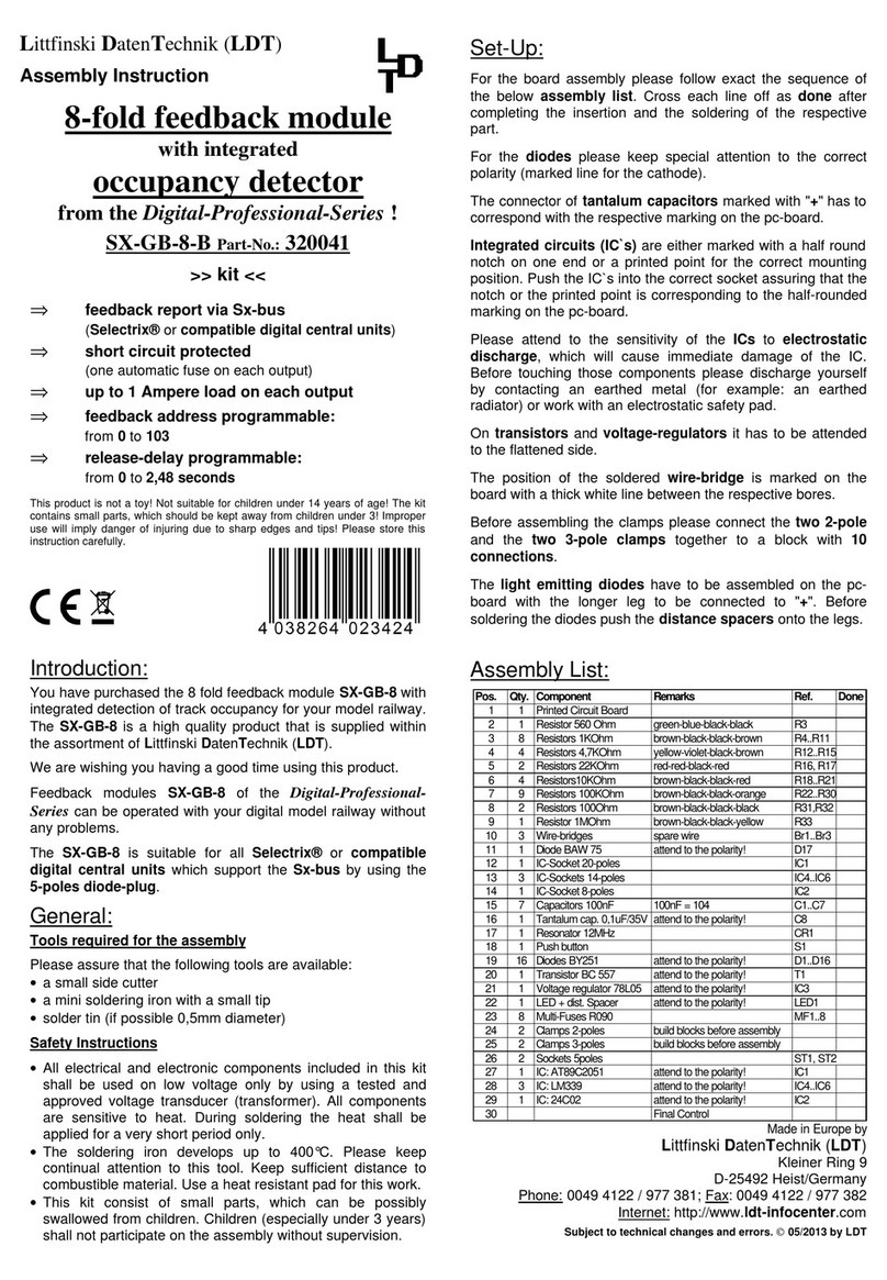 Littfinski Daten Technik SX-GB-8-B User manual
