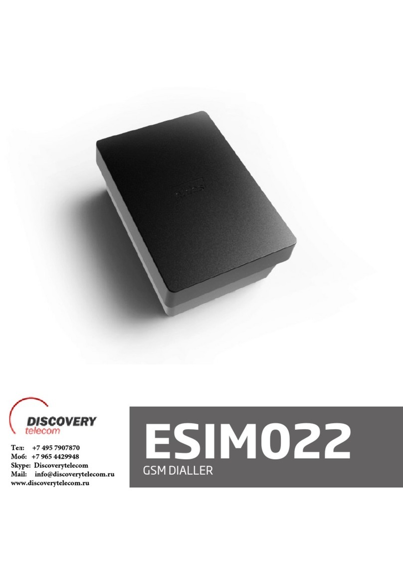 Discovery Telecom ESIM002 user manual