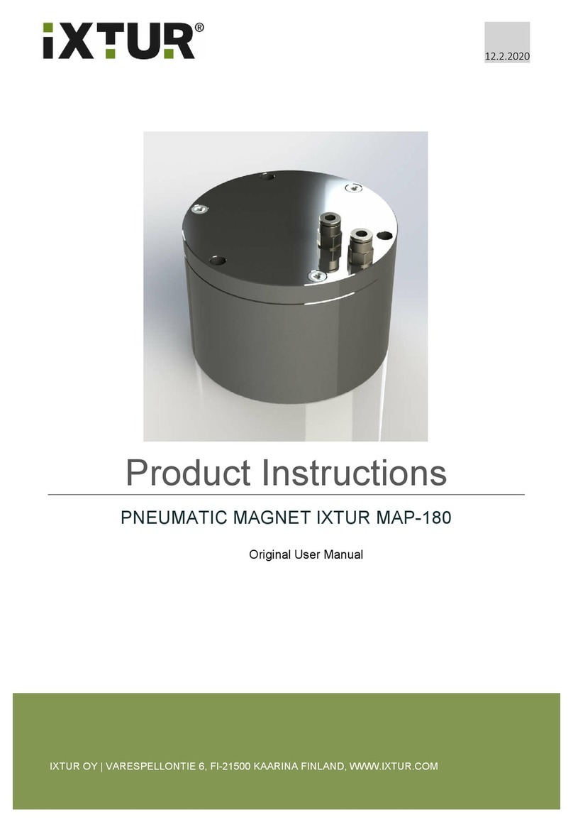 ixtur MAP-180 Product instructions