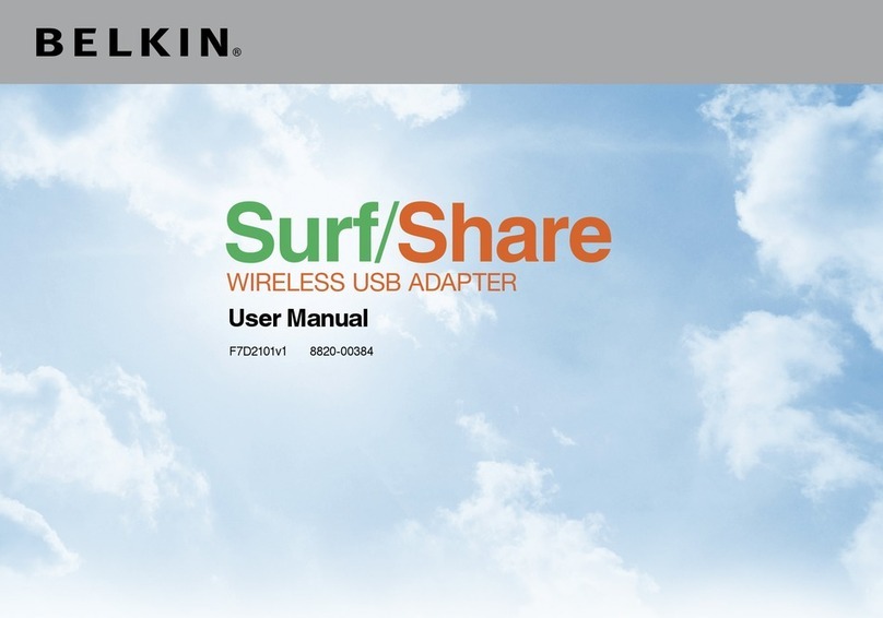 Belkin F7D2101V1 User manual Belkin F7D2101V1 User manual