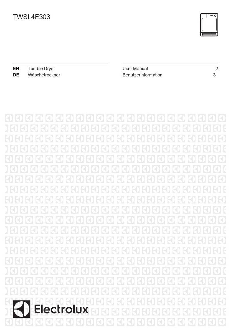 Electrolux TWSL4E303 user manual