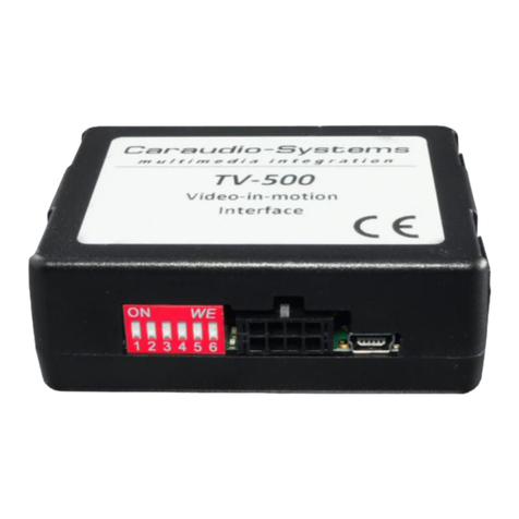 Car-Interface TV-Free CI-TF-UCON22 User manual Car-Interface TV-Free CI-TF-UCON22 User manual