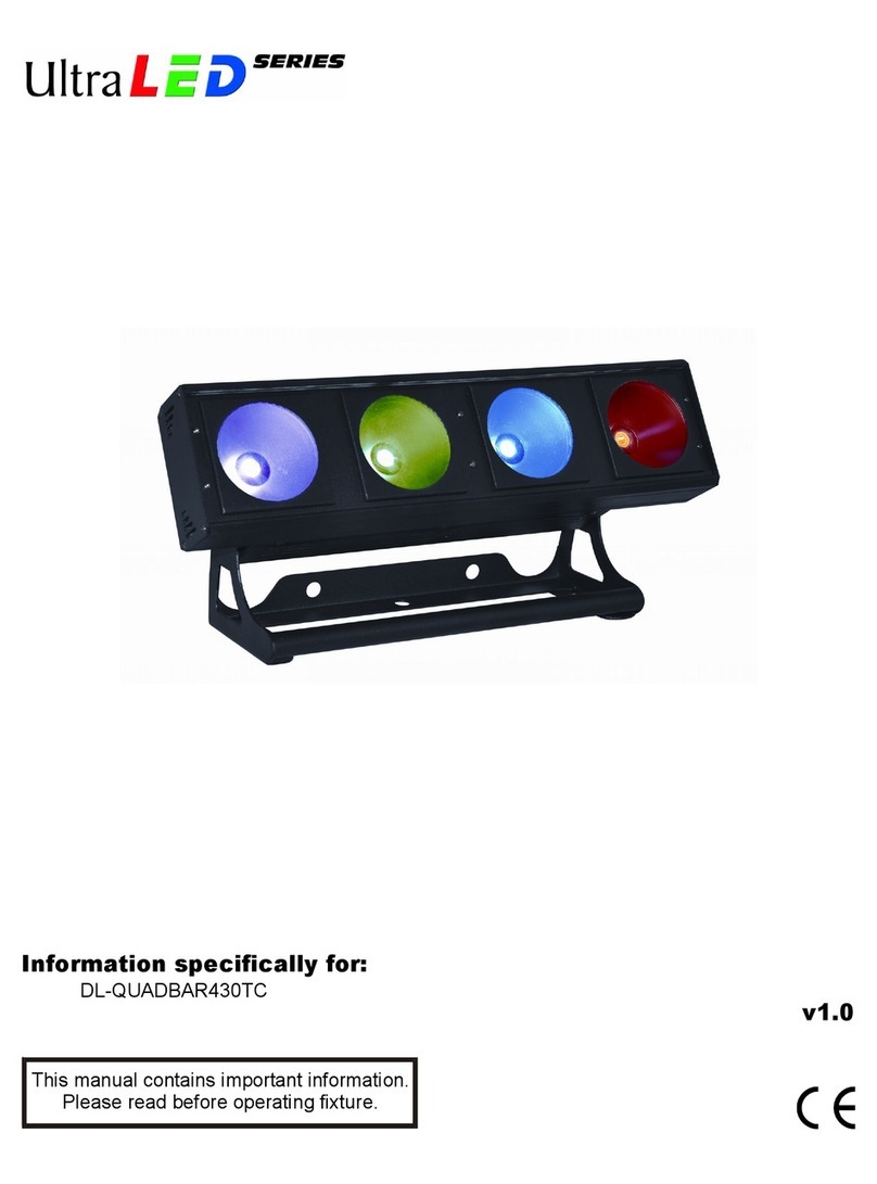 Techni-Lux DL-QUADBAR430TC User manual