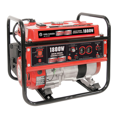 King Canada PowerForce KCG-1501GX instruction manual