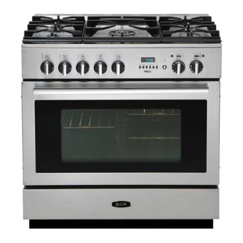 AGA Professional AMPRO36DF-SS User manual