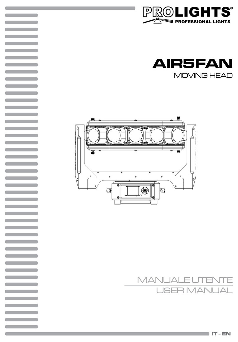 ProLights AIR5FAN User manual