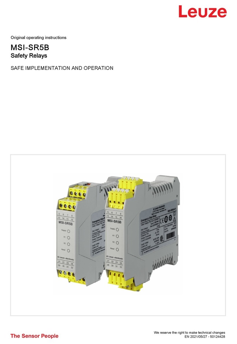Leuze MSI-SR5B Original operating instructions
