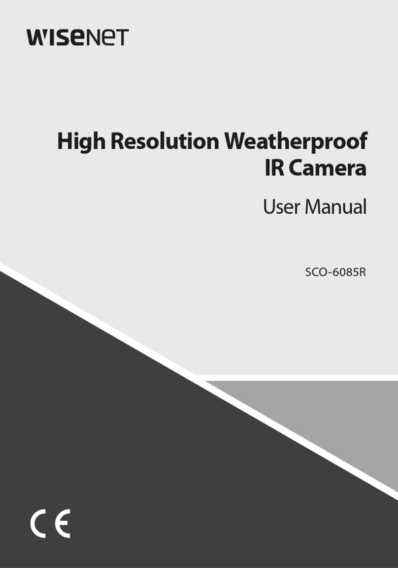 Wisenet SCO-6085R User manual