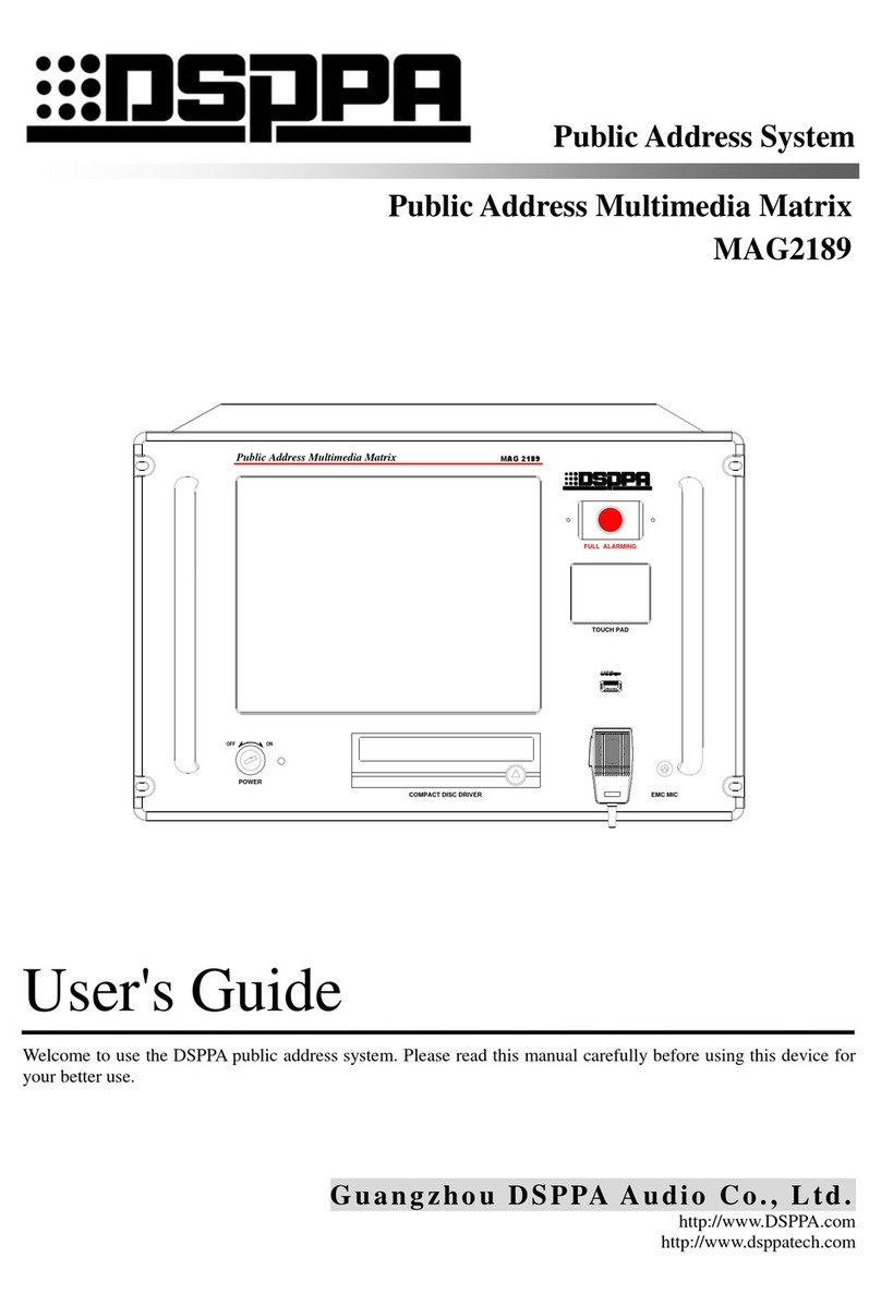 DSPPA MAG2189 User manual