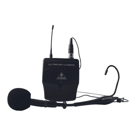 Behringer ULTRALINK ULB2000 user manual
