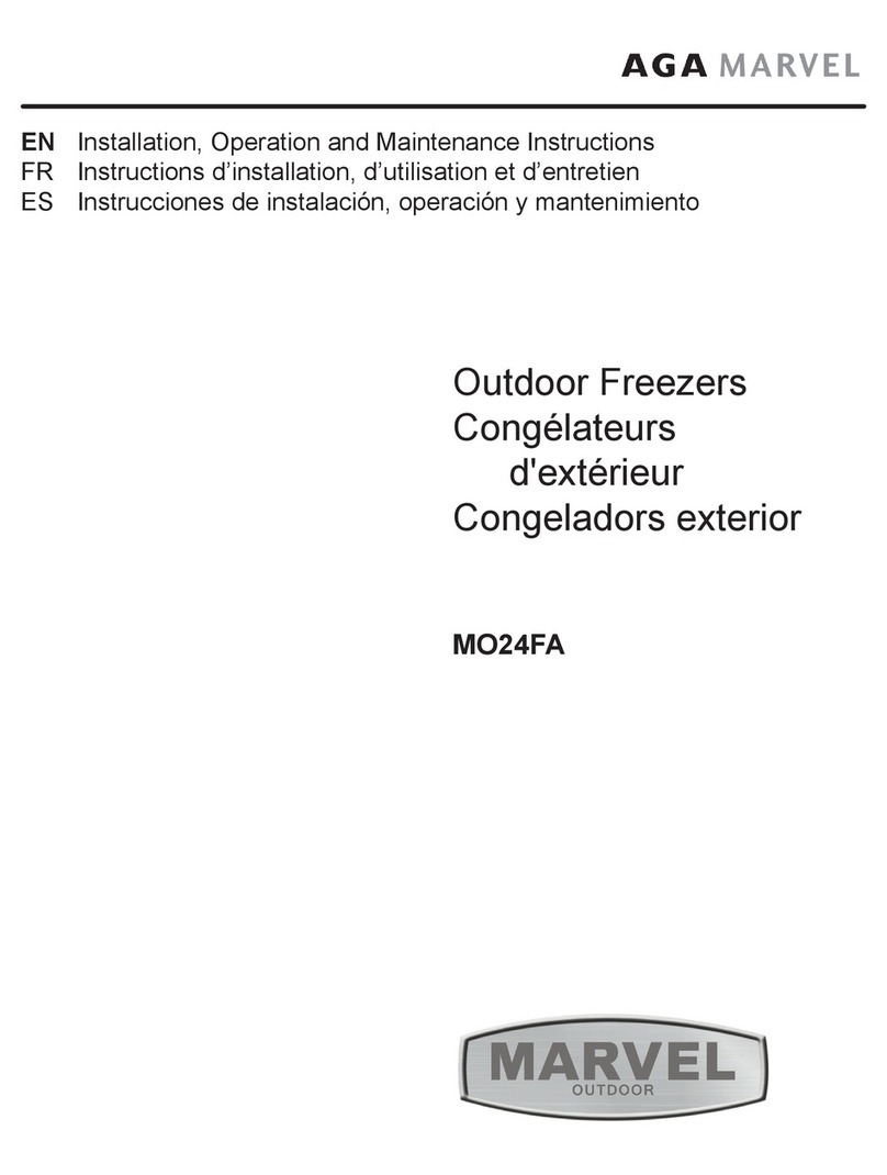 AGA marvel MO24FA Installation, operation and maintenance instructions AGA marvel MO24FA Installation, operation and maintenance instructions
