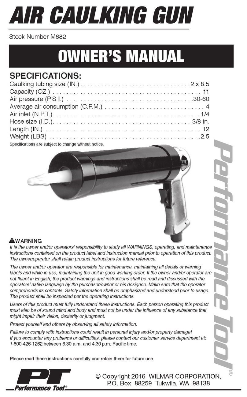 Performance Tool M682 owner's manual