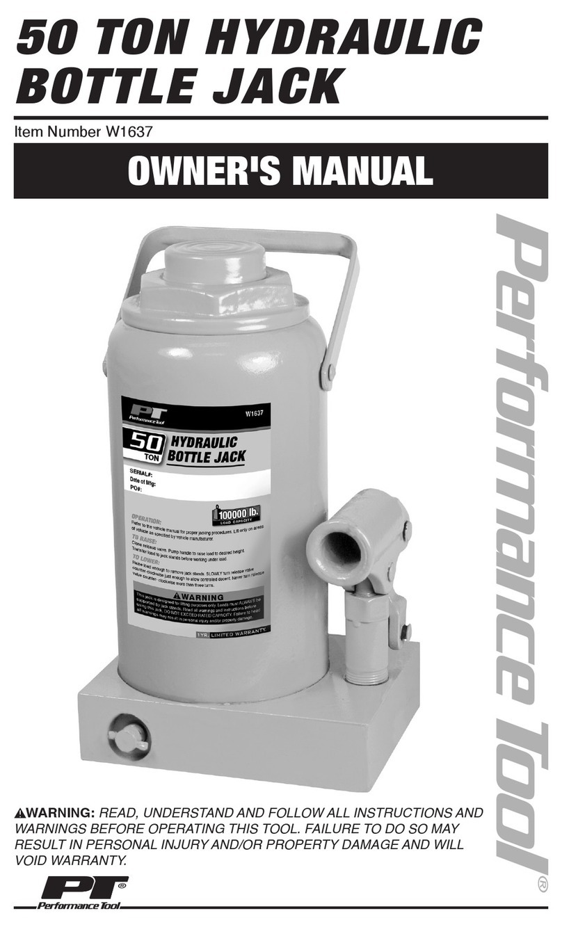 Perfomance Tool W1637 owner's manual Perfomance Tool W1637 owner's manual
