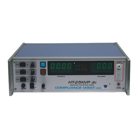 Compliance West HT-25KVP dc User manual