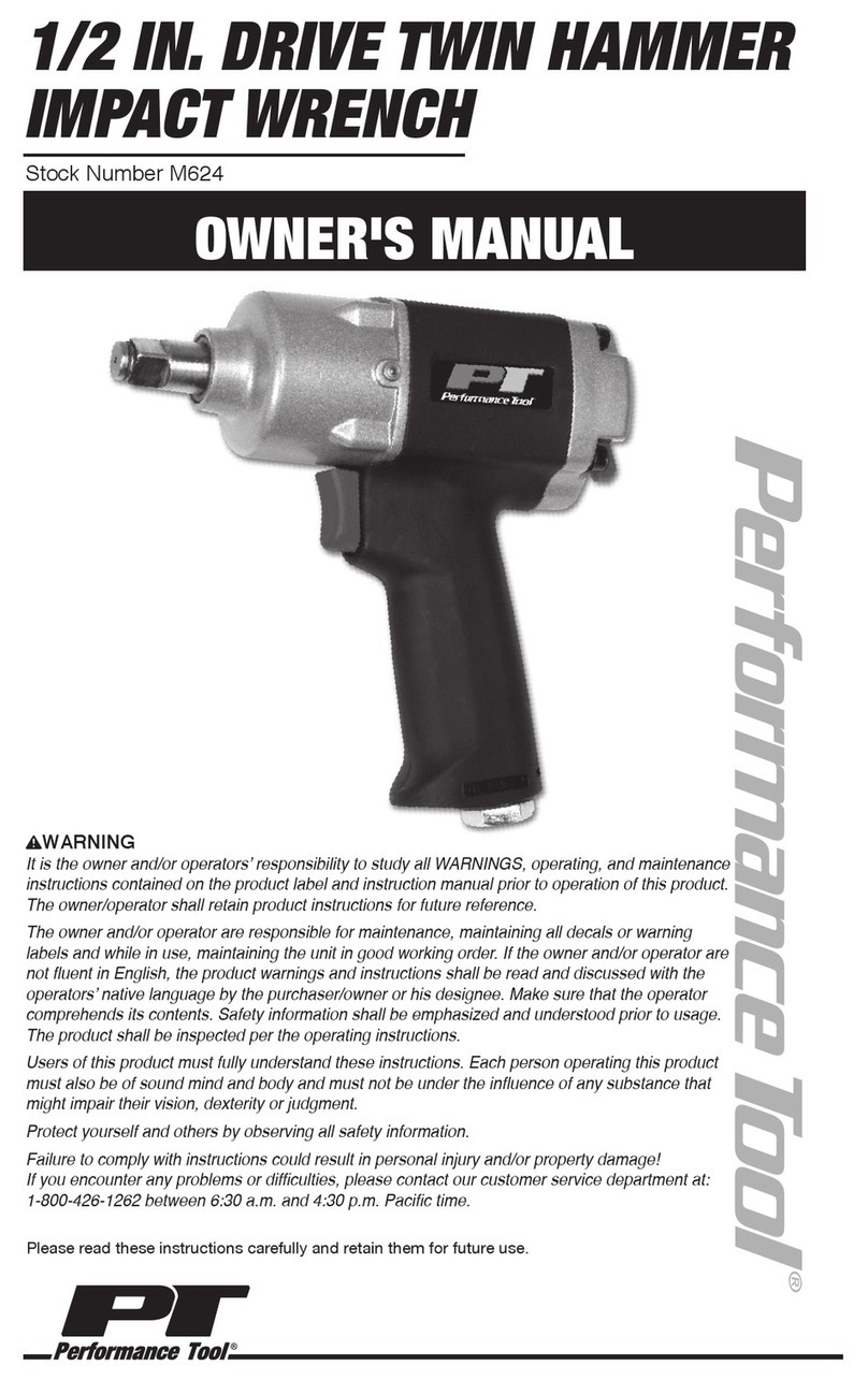 Performance Tool M624 owner's manual