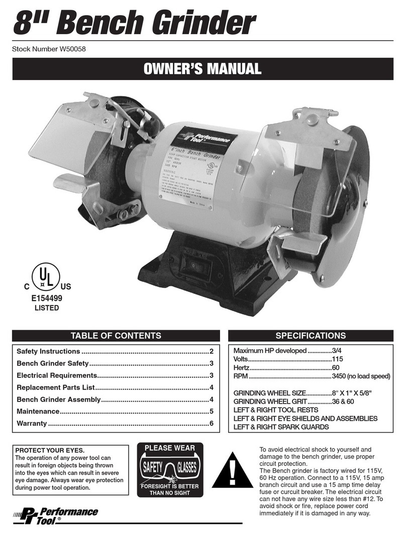 Performance Tool W50058 owner's manual