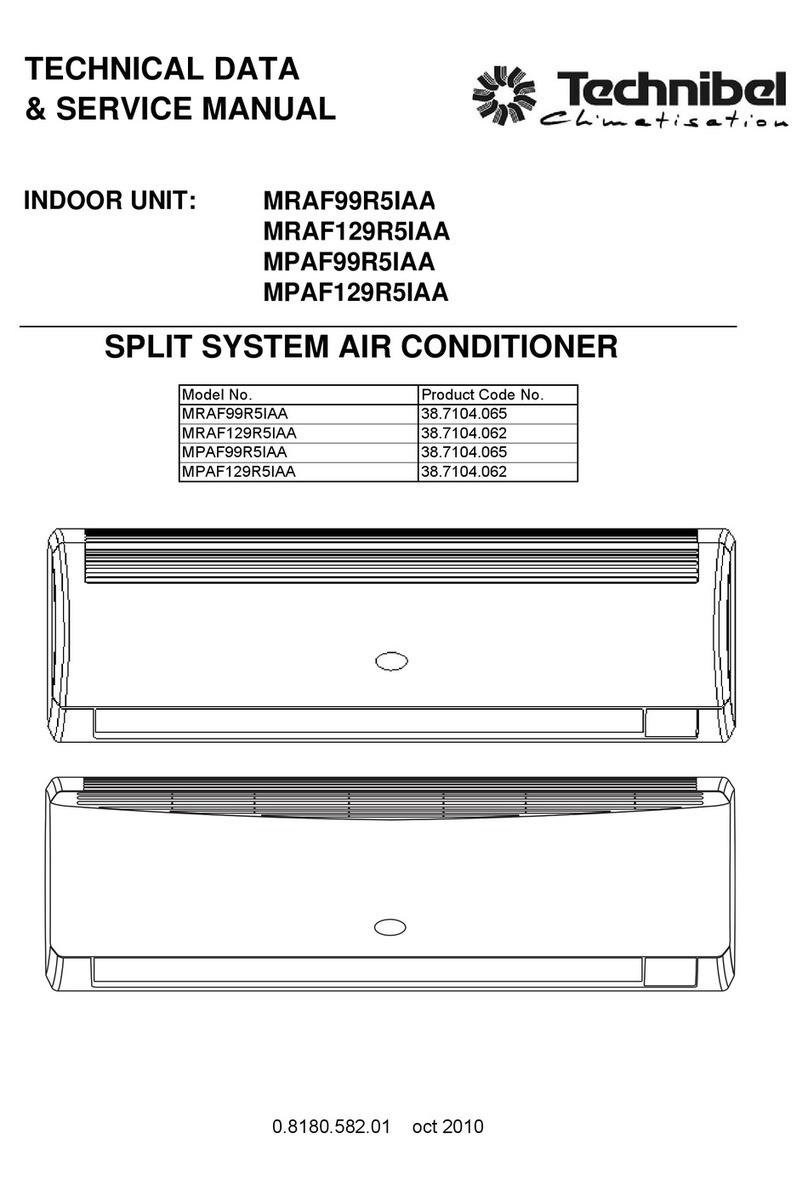 Technibel Climatisation MRAF99R5IAA Manual