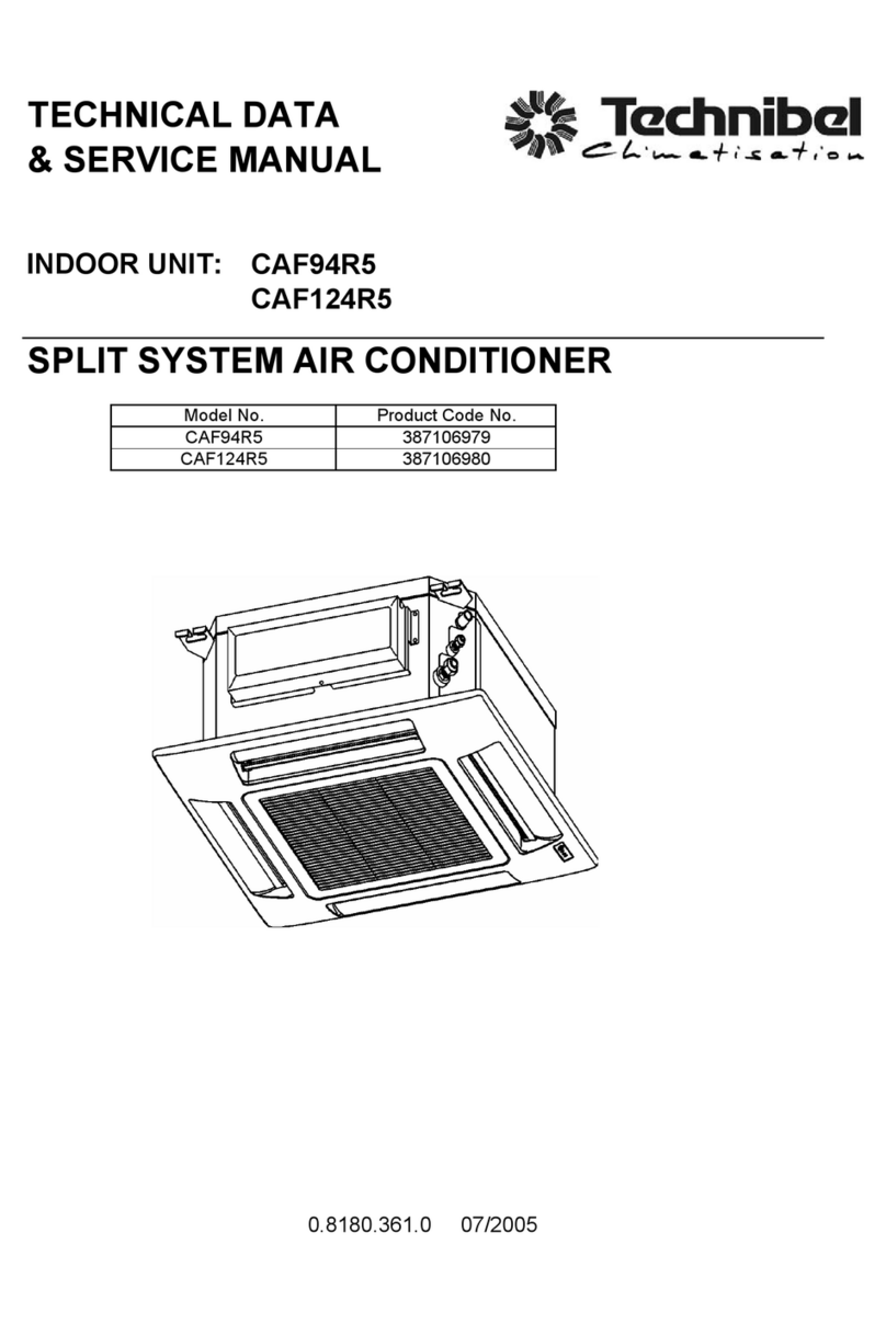 Technibel Climatisation CAF94R5 Manual