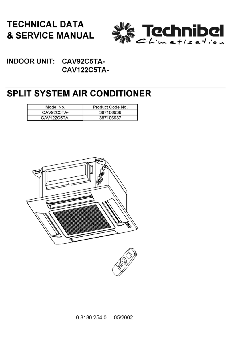 Technibel Climatisation CAV92C5TA Series Manual