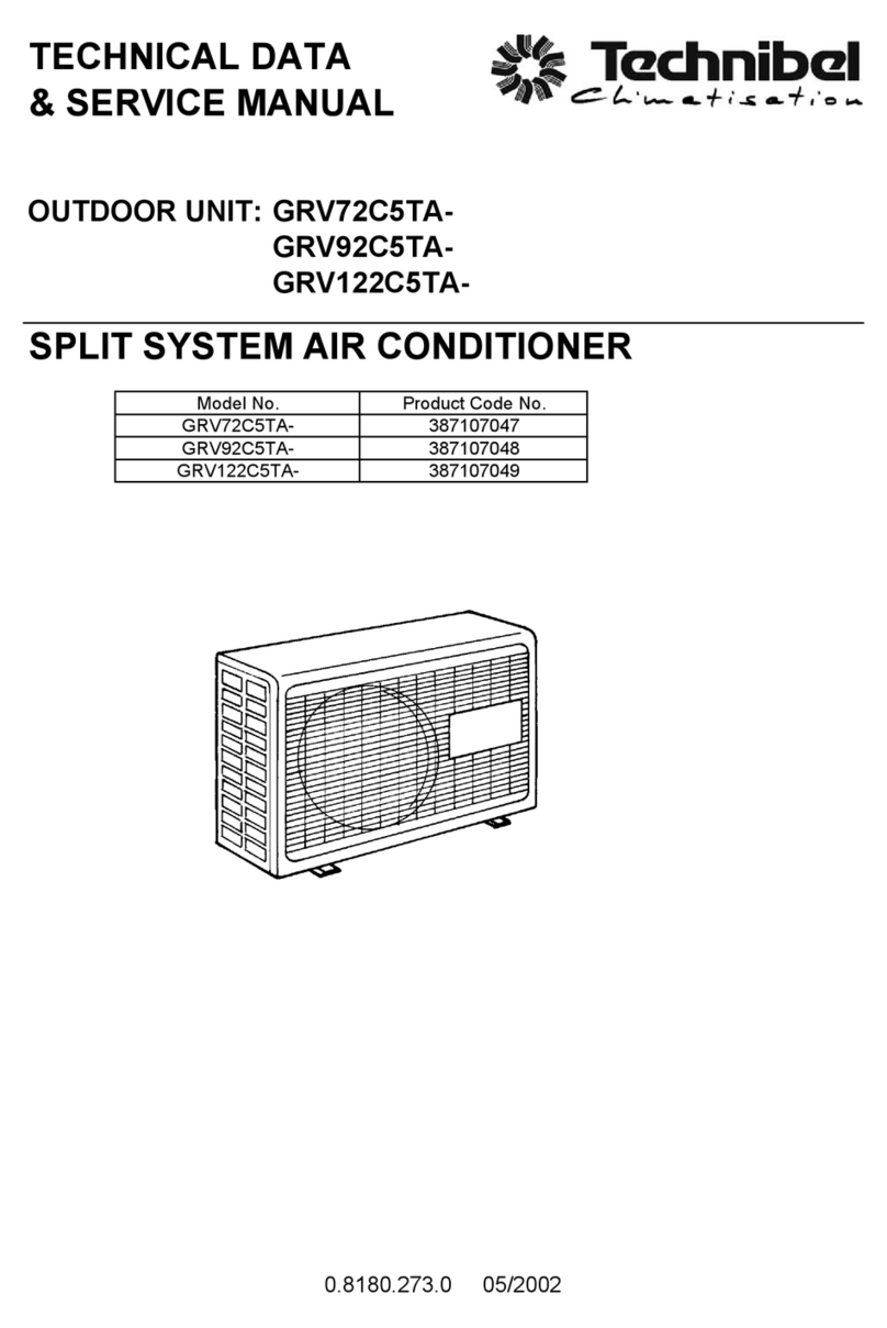 Technibel GRV72C5TA Series Manual