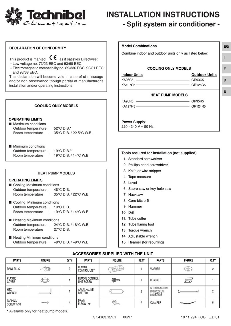 Technibel Climatisation KA96C5 User manual