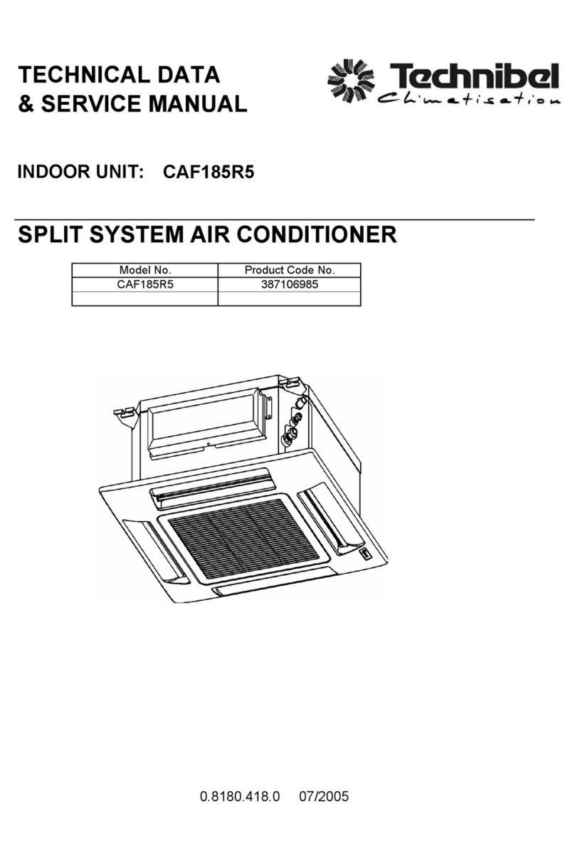 Technibel Climatisation CAF185R5 Manual Technibel Climatisation CAF185R5 Manual