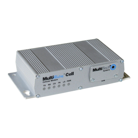 Multitech MultiModem Cell MTCBA-E1-U User manual Multitech MultiModem Cell MTCBA-E1-U User manual
