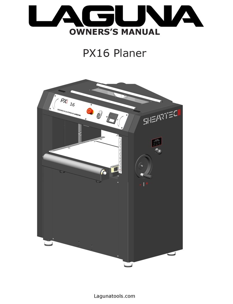 Laguna Tools PX-16 SHEARTEC II owner's manual