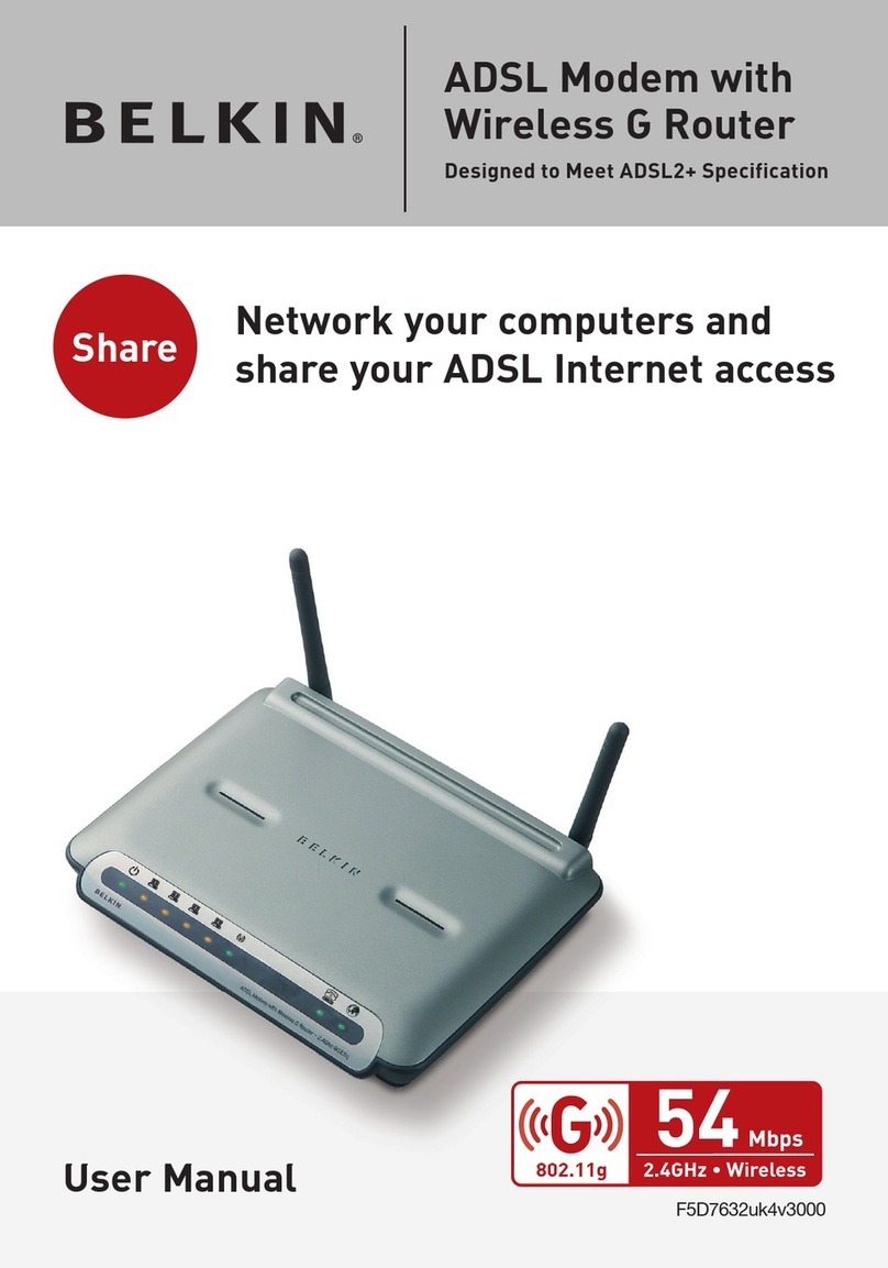 Belkin F5D7632-4V5 User manual