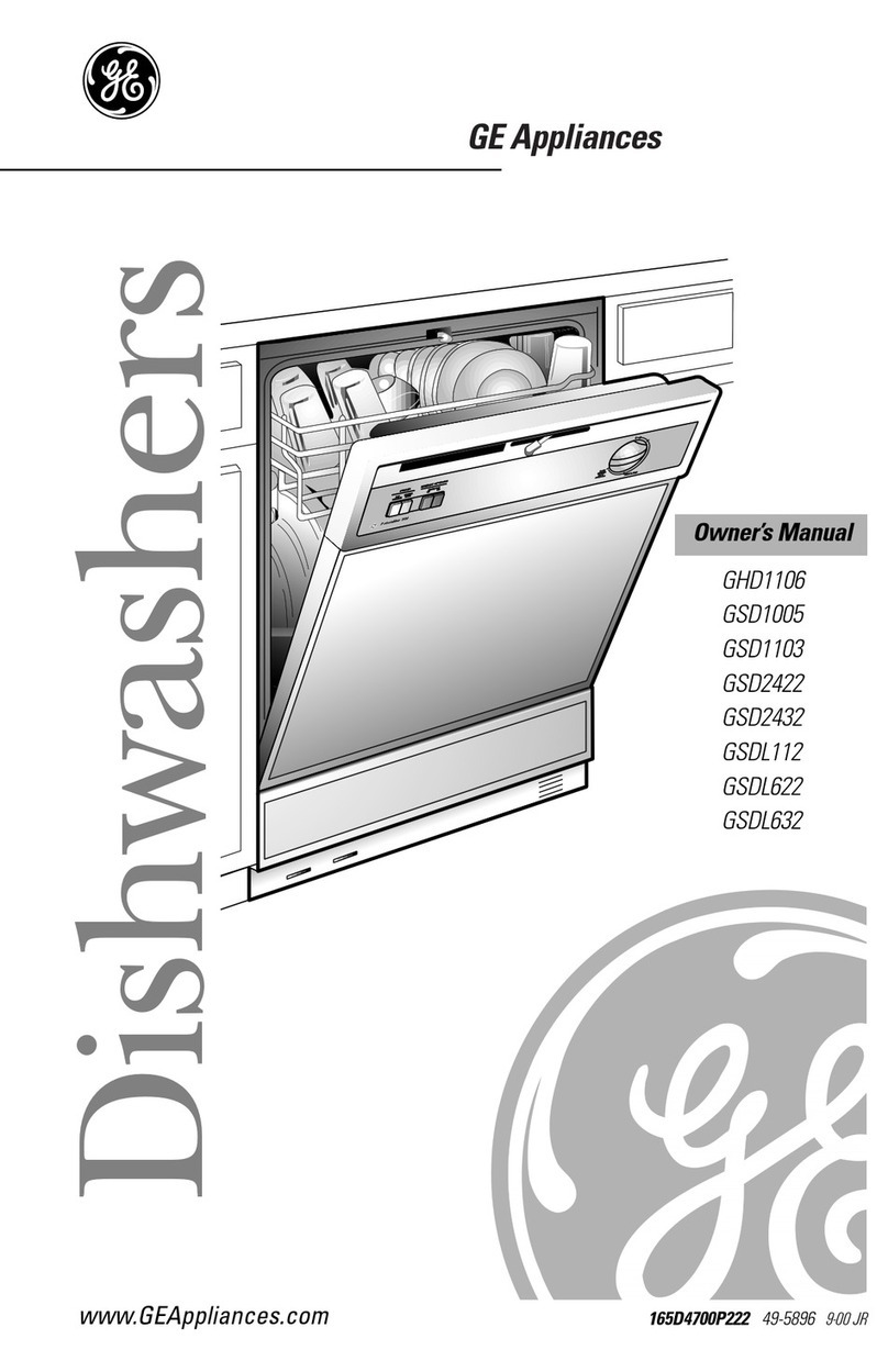 GE GSD1005 User manual