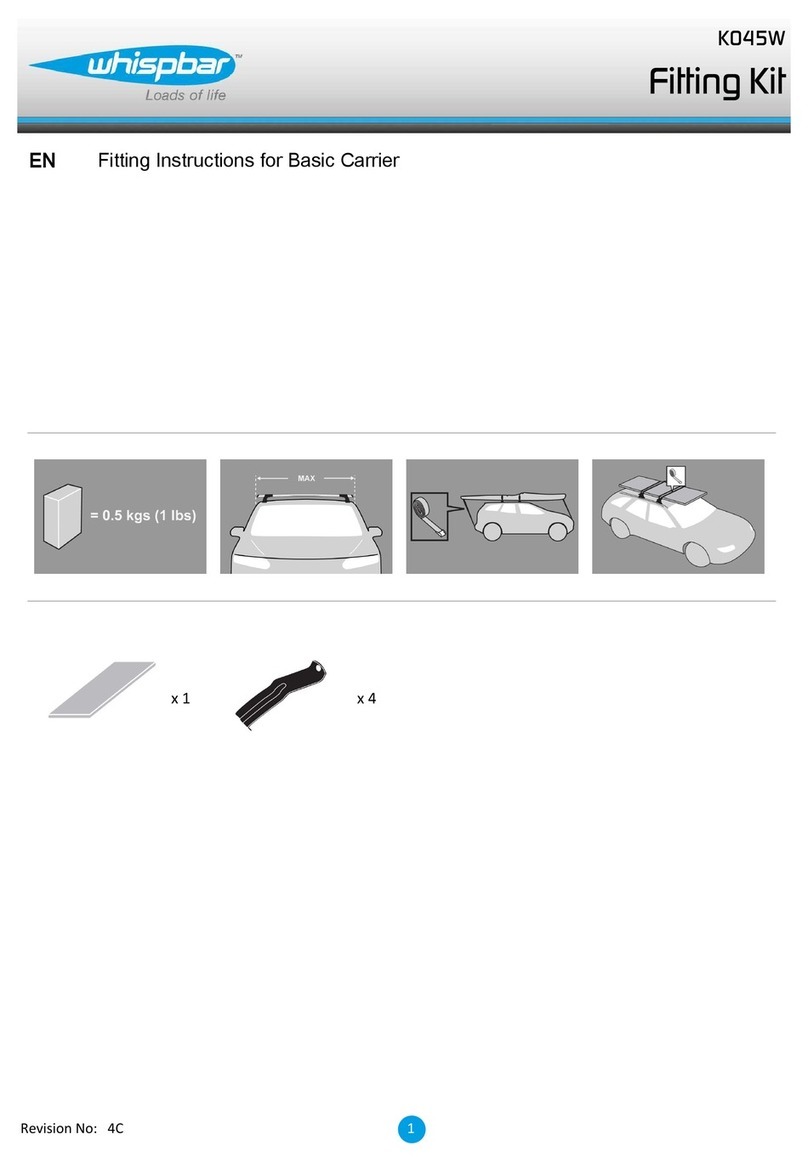 Whispbar K045W Fitting instructions Whispbar K045W Fitting instructions