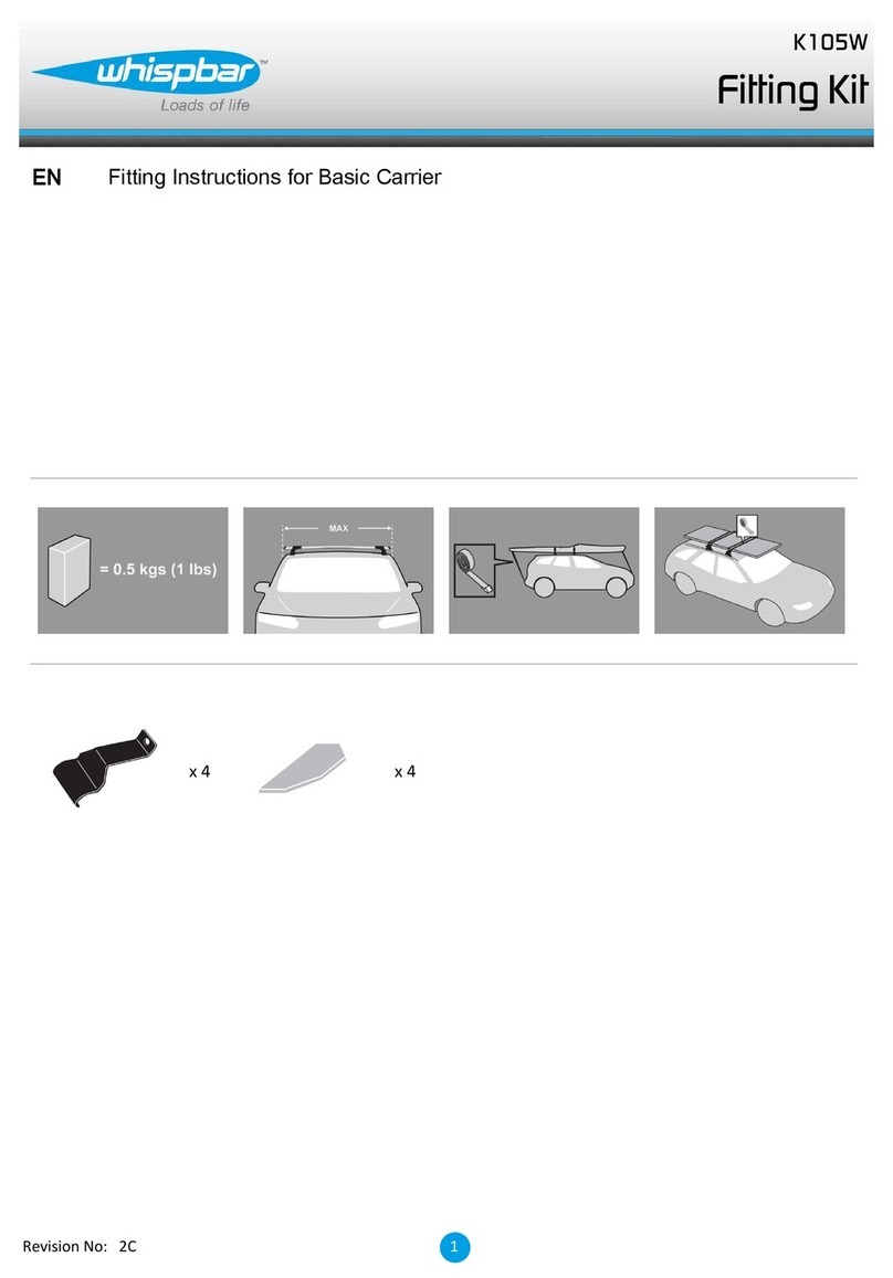 Whispbar K105W Fitting instructions Whispbar K105W Fitting instructions