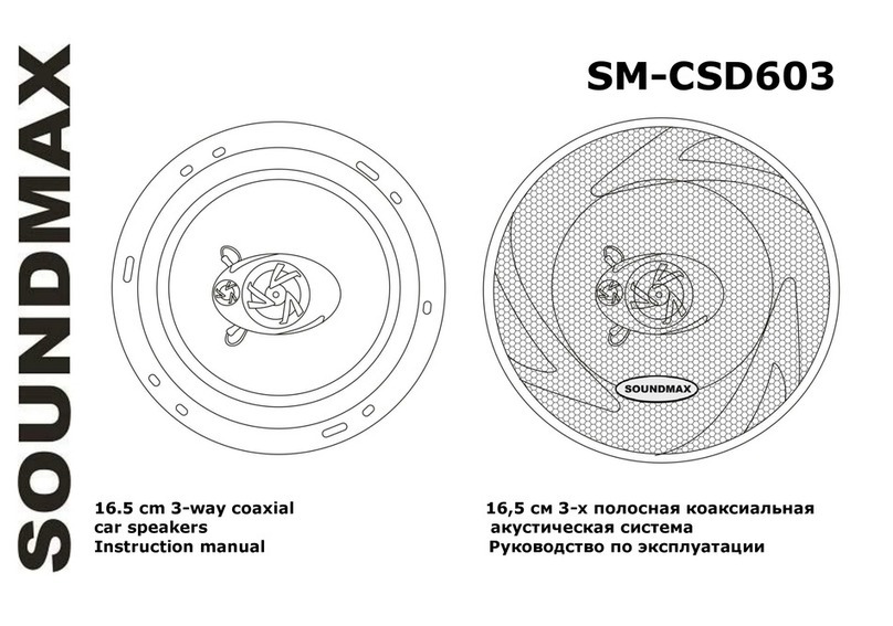 SoundMax SM-CSD603 User manual