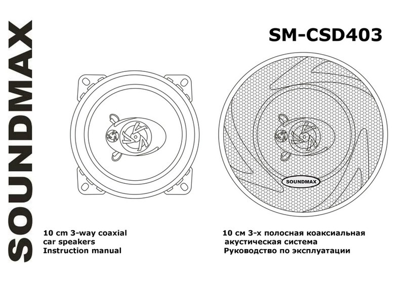 SoundMax SM-CSD403 instruction manual