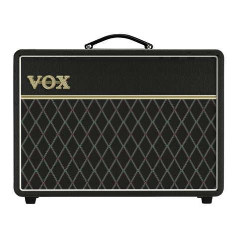 Vox AC10C1-VS owner's manual