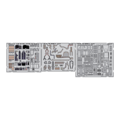 Eduard Me 262B-1a S.A. instruction sheet