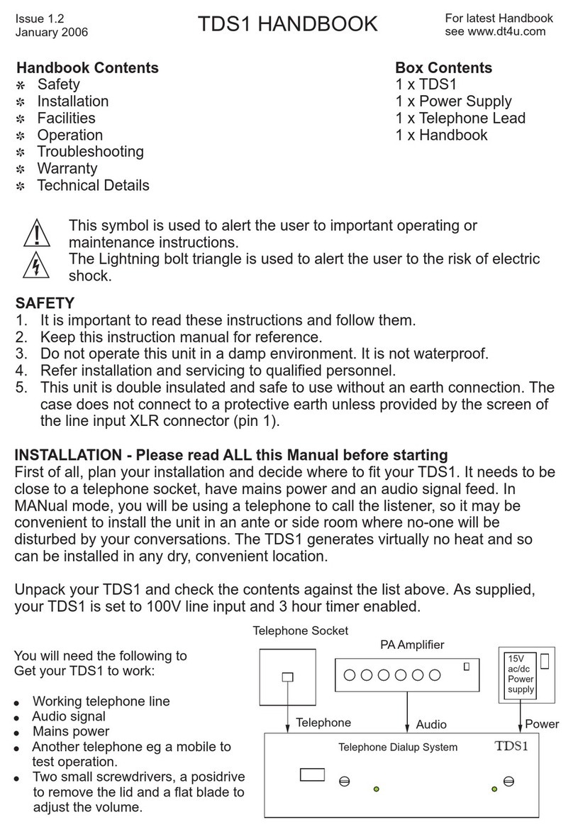 DTSystems TDS1S/R Handbook