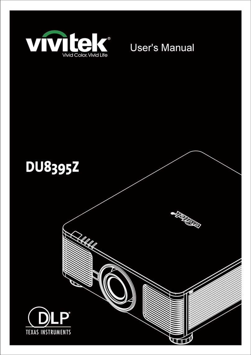 Vivitek DU8395Z user manual