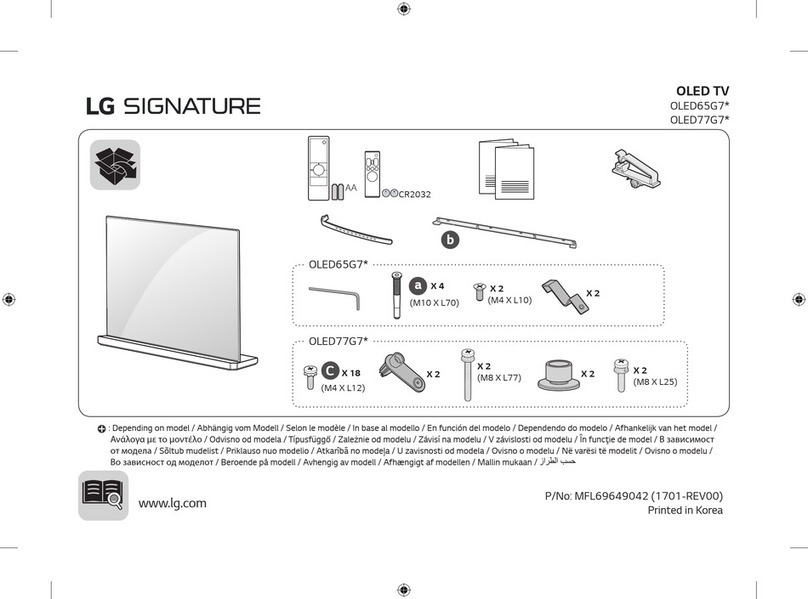 LG SIGNATURE OLED77G7 Series manual