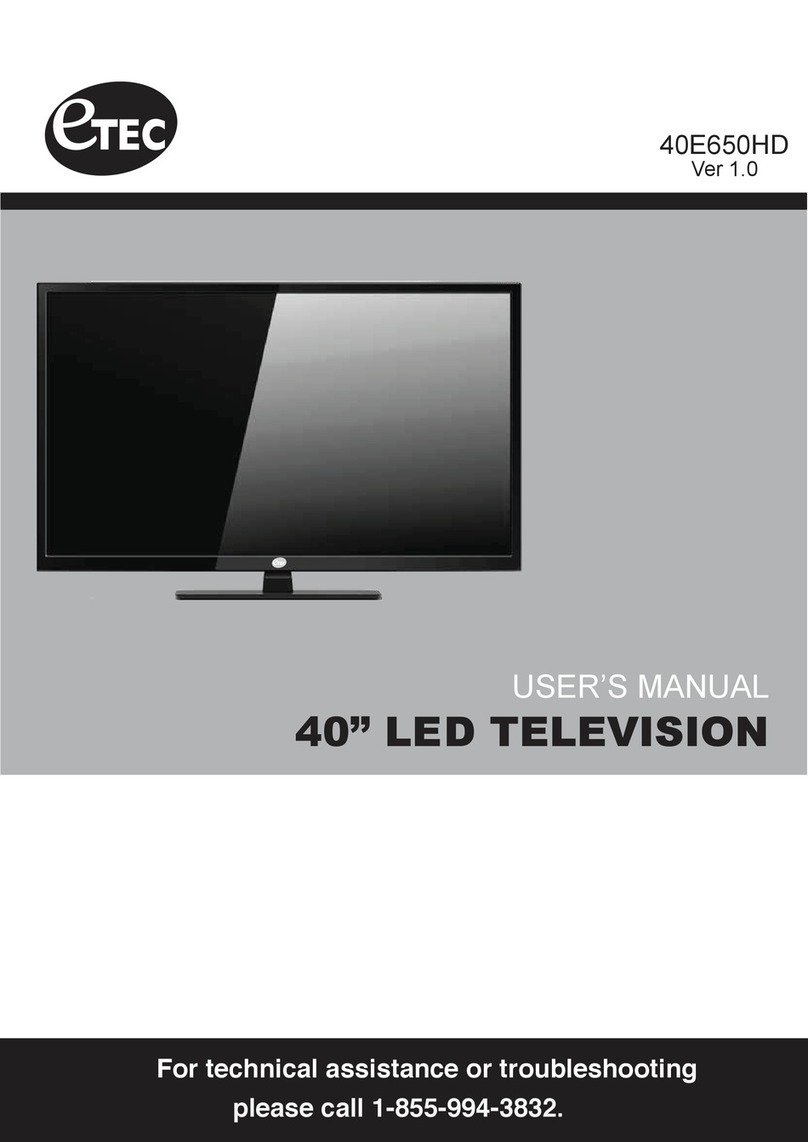 Etec 40E650HD User manual