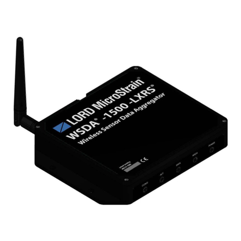 Lord MicroStrain WSDA-1500-SK user manual