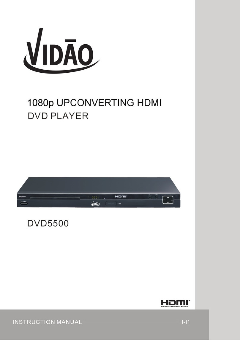 Vidao DVD5500 instruction manual