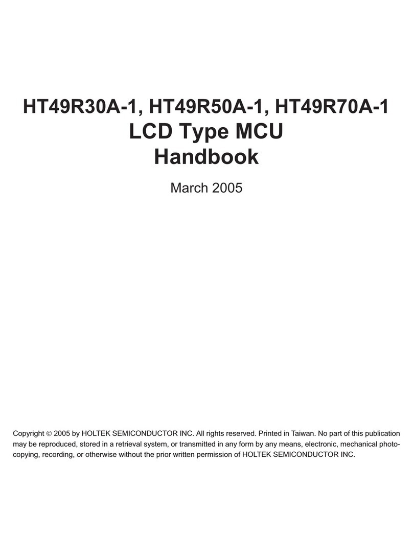 Holtek HT49R30A-1 Handbook