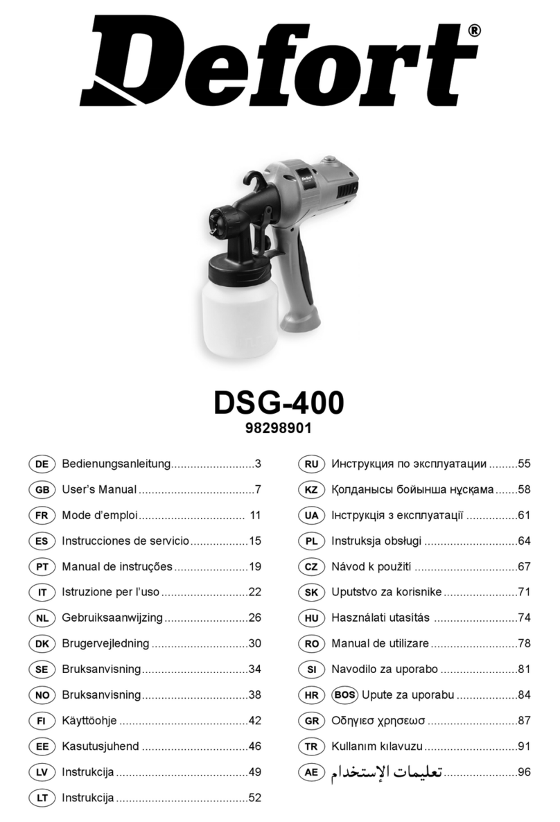 Defort DSG-400 user manual