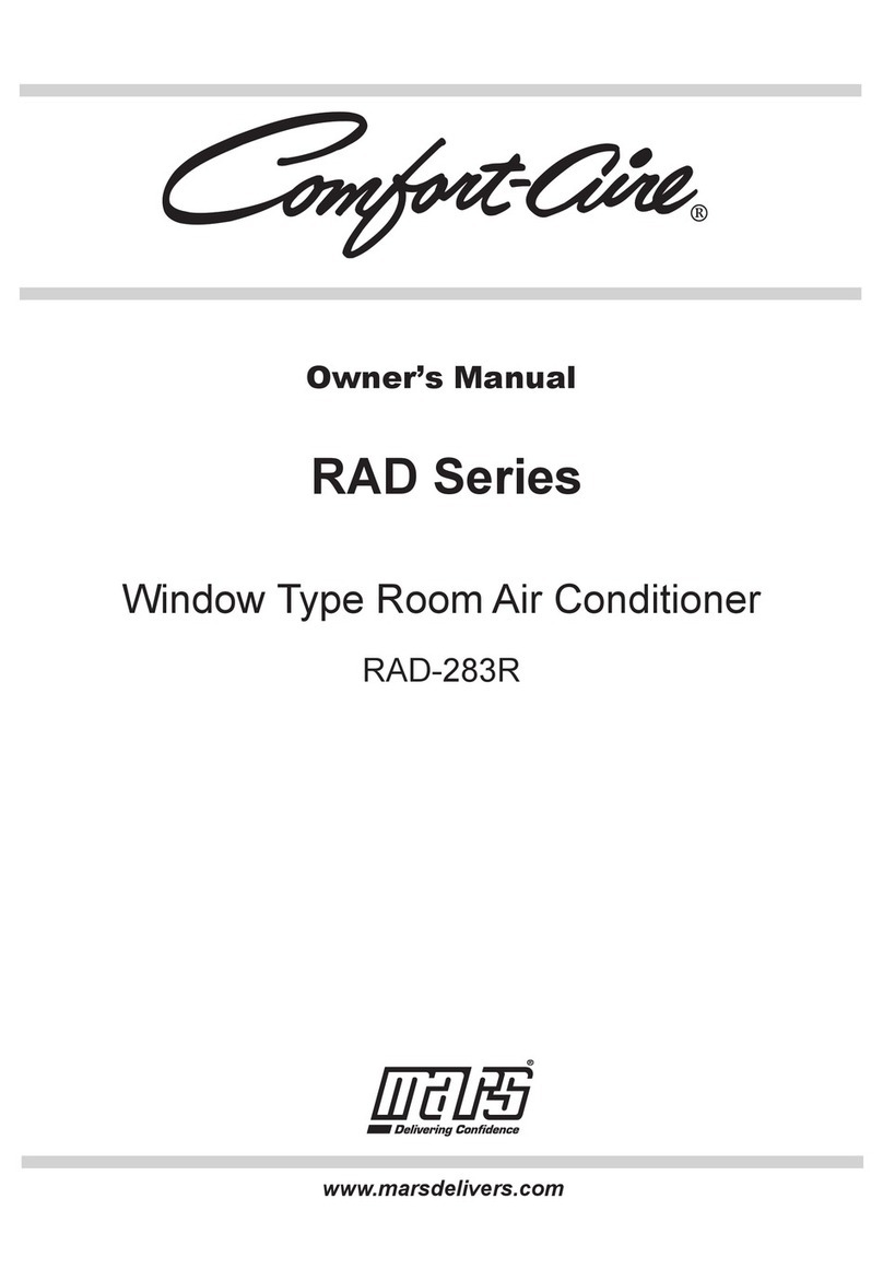 Comfortaire RAD Series User manual