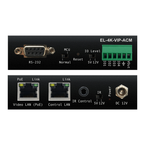 Crosley EL-4K-VIP-ACM Quick reference guide